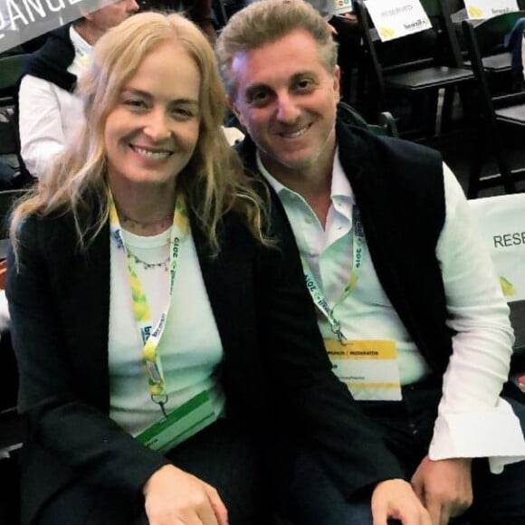 Angélica e Luciano Huck foram a um evento juntos nesta terça-feira, dia 09 de abril de 2019