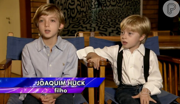 Angélica e Luciano Huck são pais de Joaquim, de 9 anos, e Benício, de 7 