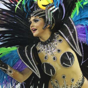 Mileide Mihaile fez sua estreia no Carnaval do Rio de Janeiro