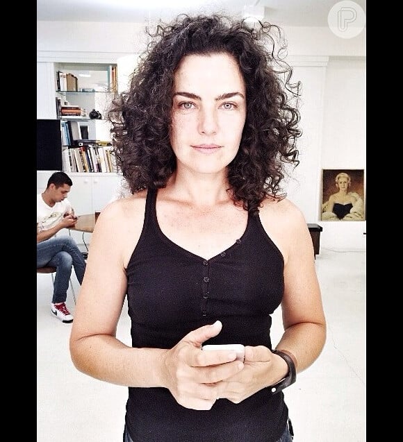 Ana Paula Arósio fez a última aparição pública em março, também em um salão de cabeleireiro