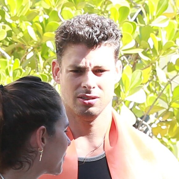 Casados, Cauã Reymond e Mariana Goldfarb treinaram juntos