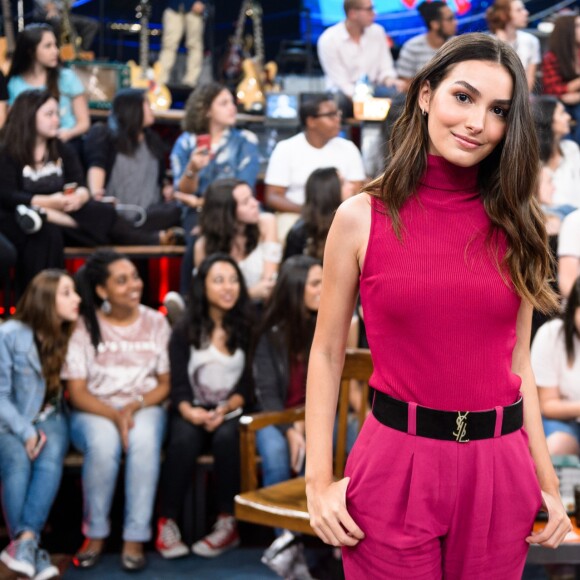 Na ocasião, Marina Moschen ainda usava os cabelos compridos