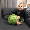 Alexandre Jr. gosta muito de melancia