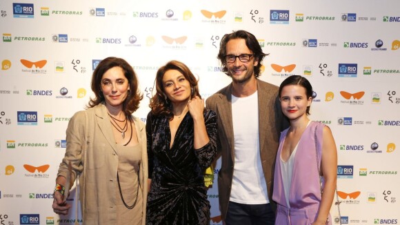 Rodrigo Santoro, Nanda Costa e famosos vão ao encerramento do Festival do Rio