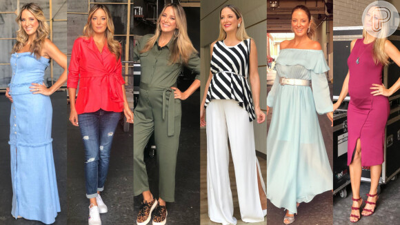 Mamãe fashion! Stylist de Ticiane Pinheiro detalha looks da apresentadora na gravidez nesta segunda-feira, dia 13 de maio de 2019