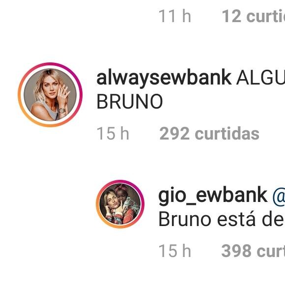 Giovanna Ewbank brinca sobre reação de Bruno em foto de topless