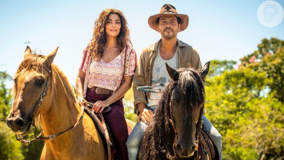 Maria da Paz (Juliana Paes) vai contar para Amadeu (Marcos Palmeira) como contruiu seu império de bolos na novela 'A Dona do Pedaço'.