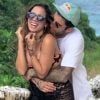 Anitta e Pedro Scooby tomam banho de cachoeira em Bali, na Indonésia, neste domingo, dia 02 de junho de 2019