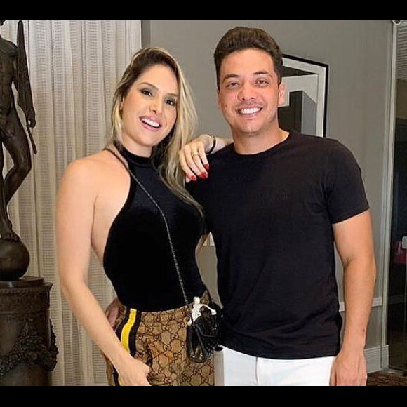 Thyane Dantas escolheu roupa grifada de Wesley Safadão para show do cantor e postou foto do look no Instagram nesta sexta-feira, 7 de junho de 2019