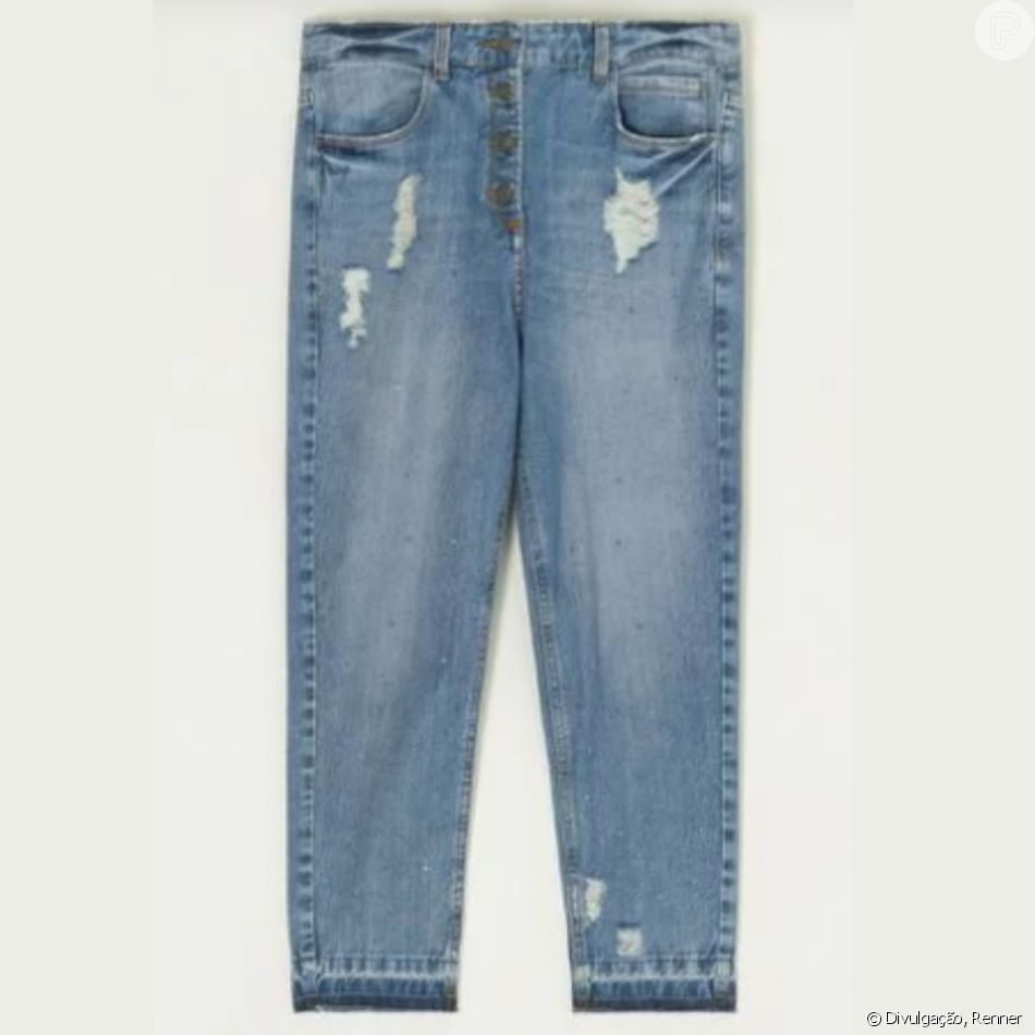 calça pantalona jeans renner