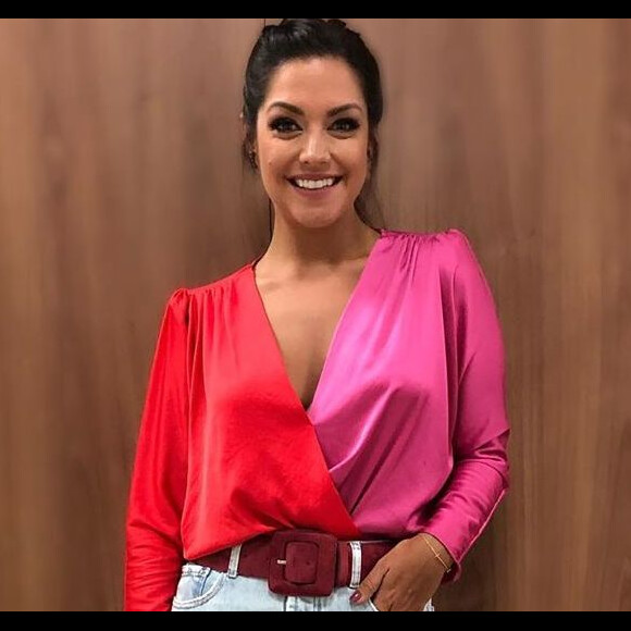 Thais Fersoza usou look vibrante e chamou atenção na web nesta sexta-feira, 28 de junho de 2019