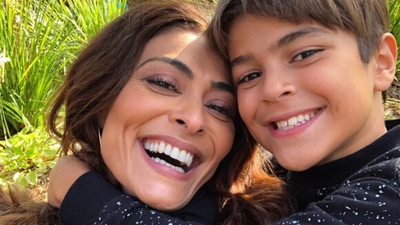 Semelhança de Juliana Paes e o filho Pedro surpreende fãs em foto: 'Cópia'