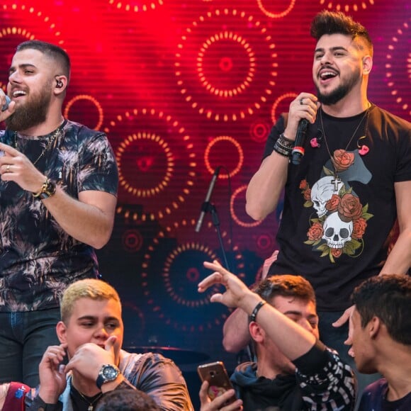 Zé Neto e Cristiano cantaram 'Milu', música de Gusttavo Lima, no Festival Expocrato