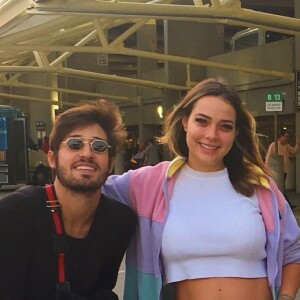 'Eu estou com muita coisa para fazer. Estou terminando mudança, tenho que arrumar o quartinho do Valentin, lavar as roupinhas, arrumar mala...', explicou Carol Dantas