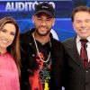 Neymar participou do programa Silvio Santos neste domingo, 21 de julho de 2019, ao lado de Patrícia Abravanel