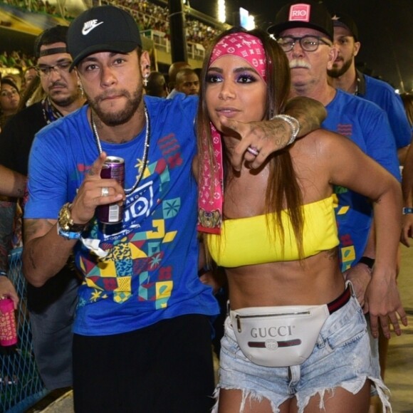 Neymar e Anitta ficaram juntos no Carnaval deste ano, no Rio