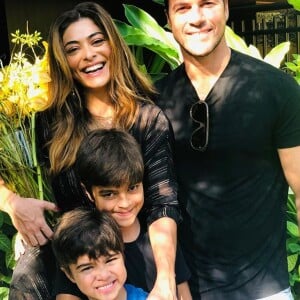 Juliana Paes comemorou de maneira intimista os 6 anos do filho Antônio