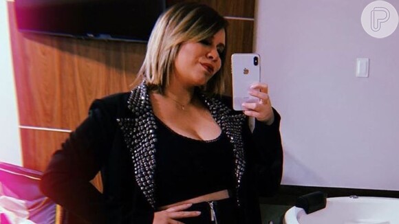 Marilia Mendonça apareceu com um look arrasador neste sábado, 17 de agosto de 2019