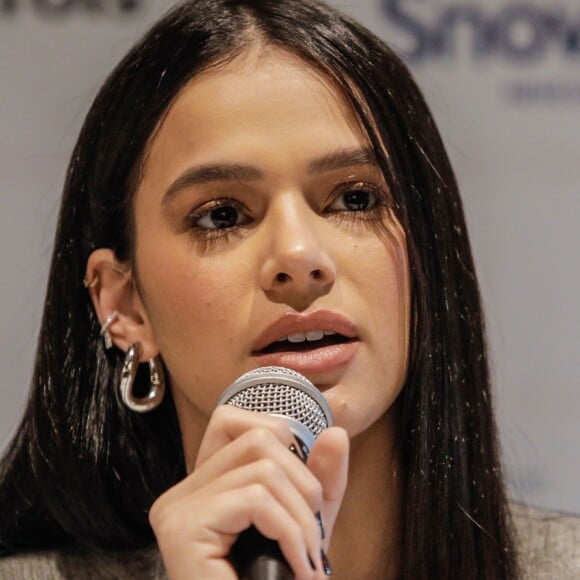 Bruna Marquezine, nua em cenas de filme, não se incomodou com exposição no set, como explicou na coletiva de imprensa do longa, realizada nesta terça-feira, dia 20 de agosto de 2019