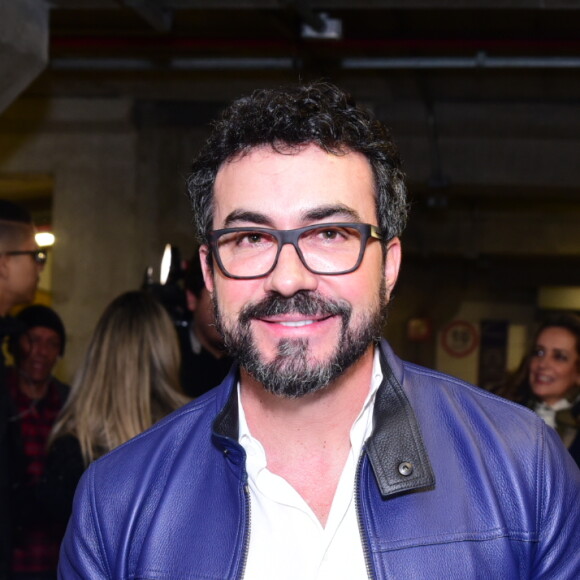 Padre Fábio de Melo também prestigiou o show de Sandy e Júnior em São Paulo