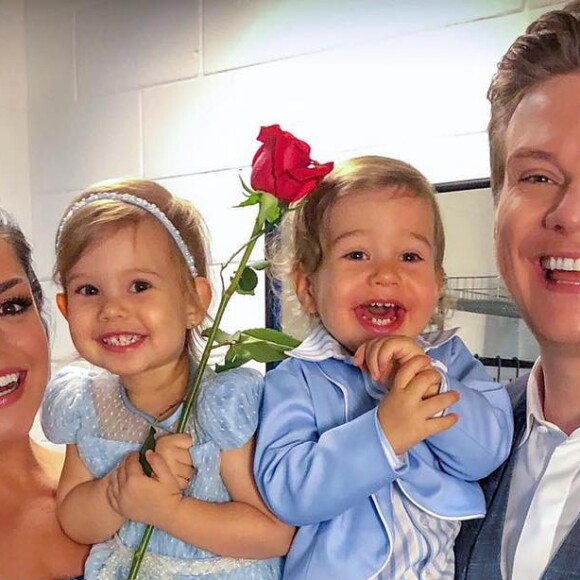 Filhos de Thais Fersoza e Michel Teló roubam a cena nas redes sociais dos pais