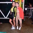 Laryssa Ayres e a namorada, Maria Maya, prestigiaram o primeiro dia de Rock in Rio 2019