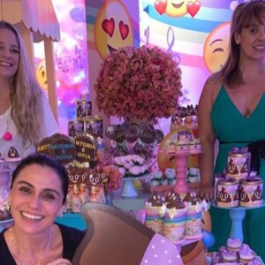 Giovanna Antonelli mostra decoração da festa das filhas, Sofia e Antonia