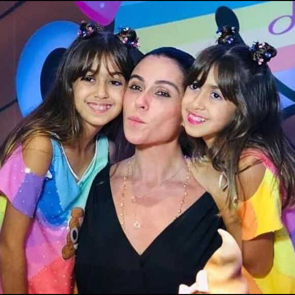 Giovanna Antonelli faz festa com curioso para filhas Sofia e Antonia