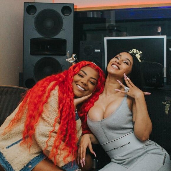 Ludmilla gravou música em estúdio de Cardi B, em Nova York, na madrugada desta quinta-feira, 17 de outubro de 2019