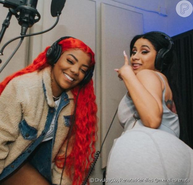 Ludmilla Faz 1ª Foto Com Cardi B, Grava Música Com Rapper E Se Emociona ...