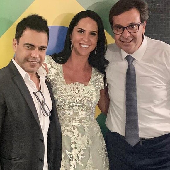 Graciele Lacerda festejou nomeação do noivo, Zezé Di Camargo, como embaixador do turismo no Brasil: 'Homem genial'