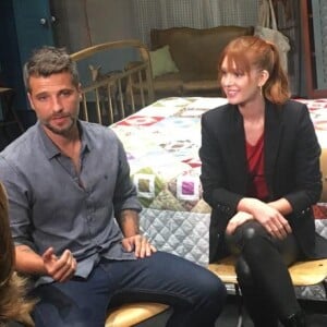 Bruno Gagliasso fez par romântico com Marina Ruy Barbosa, como Gabriel e Luz, em 'O Sétimo Guardião'