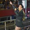 Ivete Sangalo pediu energia de todos durante o show nesta sexta-feira, 15 de novembro de 2019