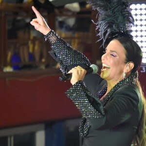 Ivete Sangalo pediu energia de todos durante o show nesta sexta-feira, 15 de novembro de 2019