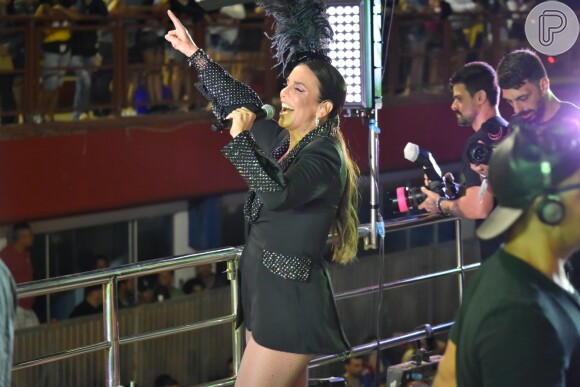 Ivete Sangalo pediu energia de todos durante o show nesta sexta-feira, 15 de novembro de 2019