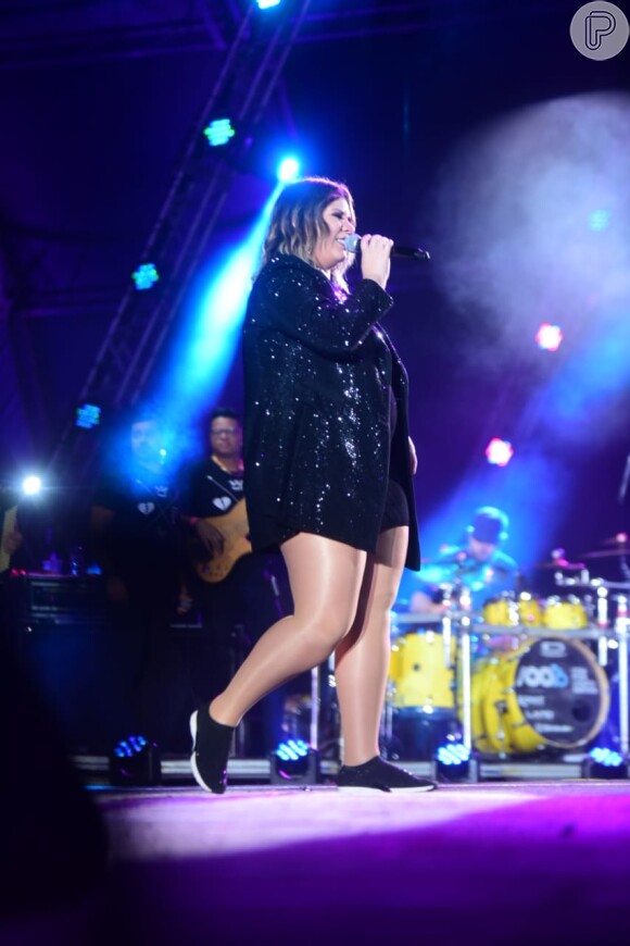Marília Mendonça fez show no Caldas Country neste sábado, 16 de novembro de 2019
