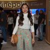 Paula Amorim, do 'BBB18', marcou presença no lançamento do filme 'Carcereiros', no shopping JK Iguatemi, localizado em São Paulo