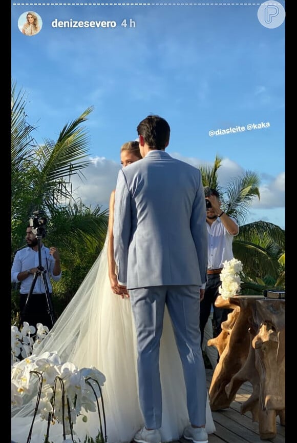 Casamento de Carol Dias e Kaká contou com 300 convidados