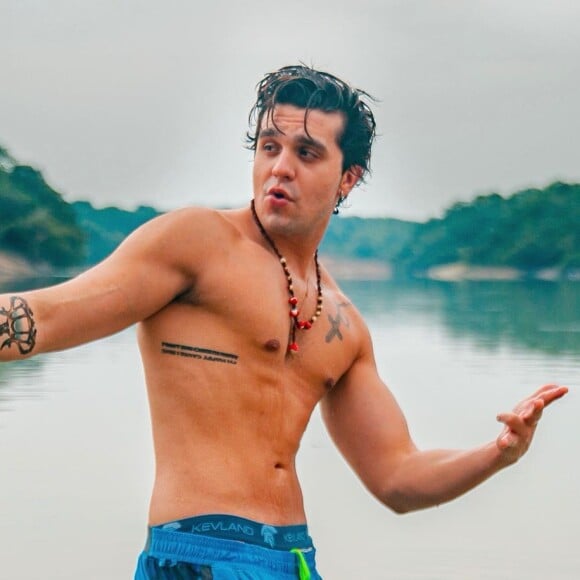 Famosos elogiaram boa forma de Luan Santana em foto