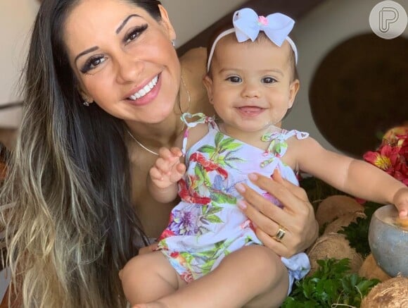 Filha de Mayra Cardi, Sophia completou 1 ano no dia 10 de outubro de 2019