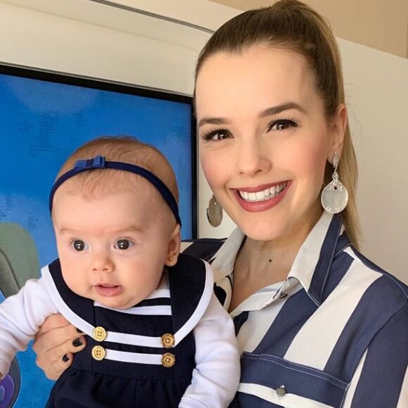 Thaeme Mariôto planeja dar irmão para a filha, Liz, em 2020