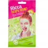A máscara facial de tecido Detox Total, da Ricca, ajuda na limpeza e na remoção da oleosidade Custa a partir de R$8,90