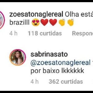 Sabrina Sato revela segredo de sua cintura fina