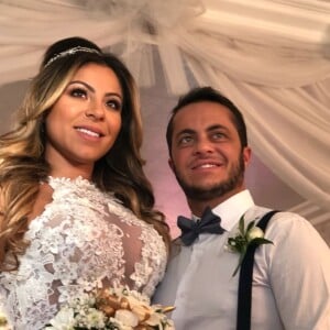 Andressa Ferreira e Thammy Miranda se casaram em 2018 em Las Vegas, nos EUA