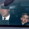 Filho mais novo de Kate Middleton e Príncipe William, Louis foi ao almoço de aniversário da família no banco traseiro, em cadeirinha de segurança