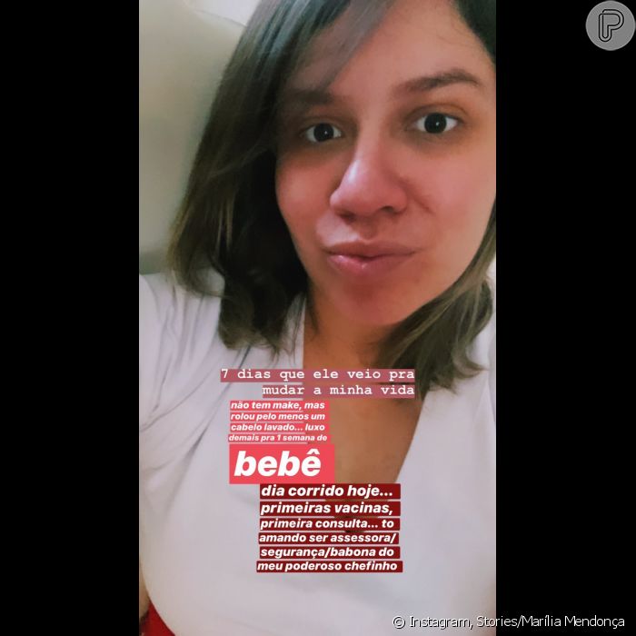 Marília Mendonça Posta Foto Sem Make 7 Dias Após Filho Nascer Mas Tem