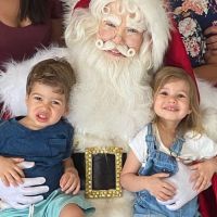 Thais Fersoza relata reação dos filhos à 1ª visita de Papai Noel: 'Mágico'
