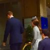 O príncipe William também participou do compromisso ao lado da mulher, Kate Middleton