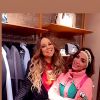 Anitta realizou um sonho de infância ao encontrar a cantora Mariah Carey em Aspen