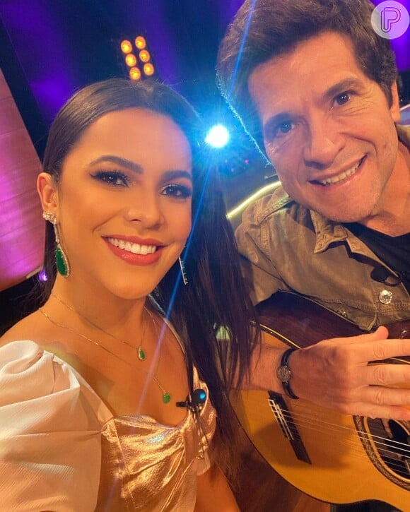 Emilly Araújo recebeu Daniel e mais famosos sertanejos como convidados de seu programa na Rede TV, o 'Topzera'